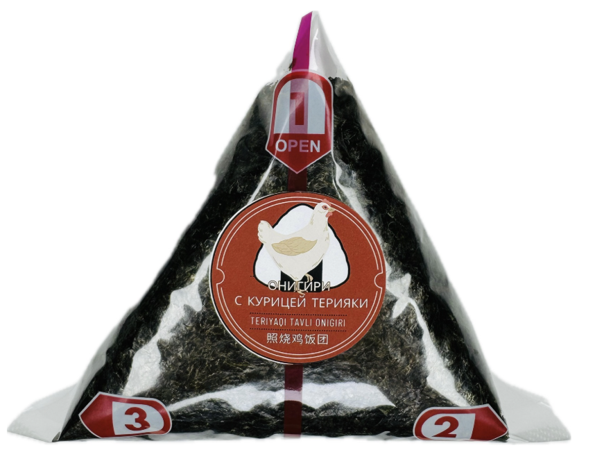 Онигири с курицей терияки